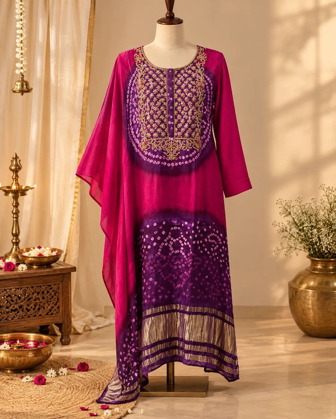 Pink & Purple Kaftan Pattern — image 1