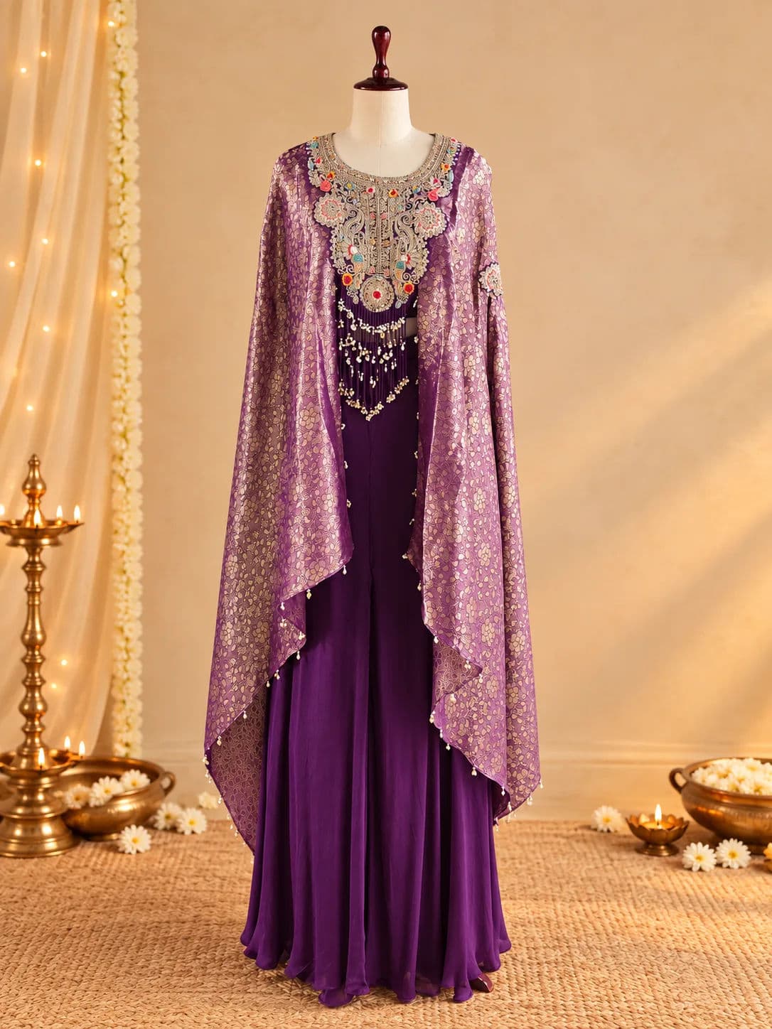 Purple Indo Western — image 1