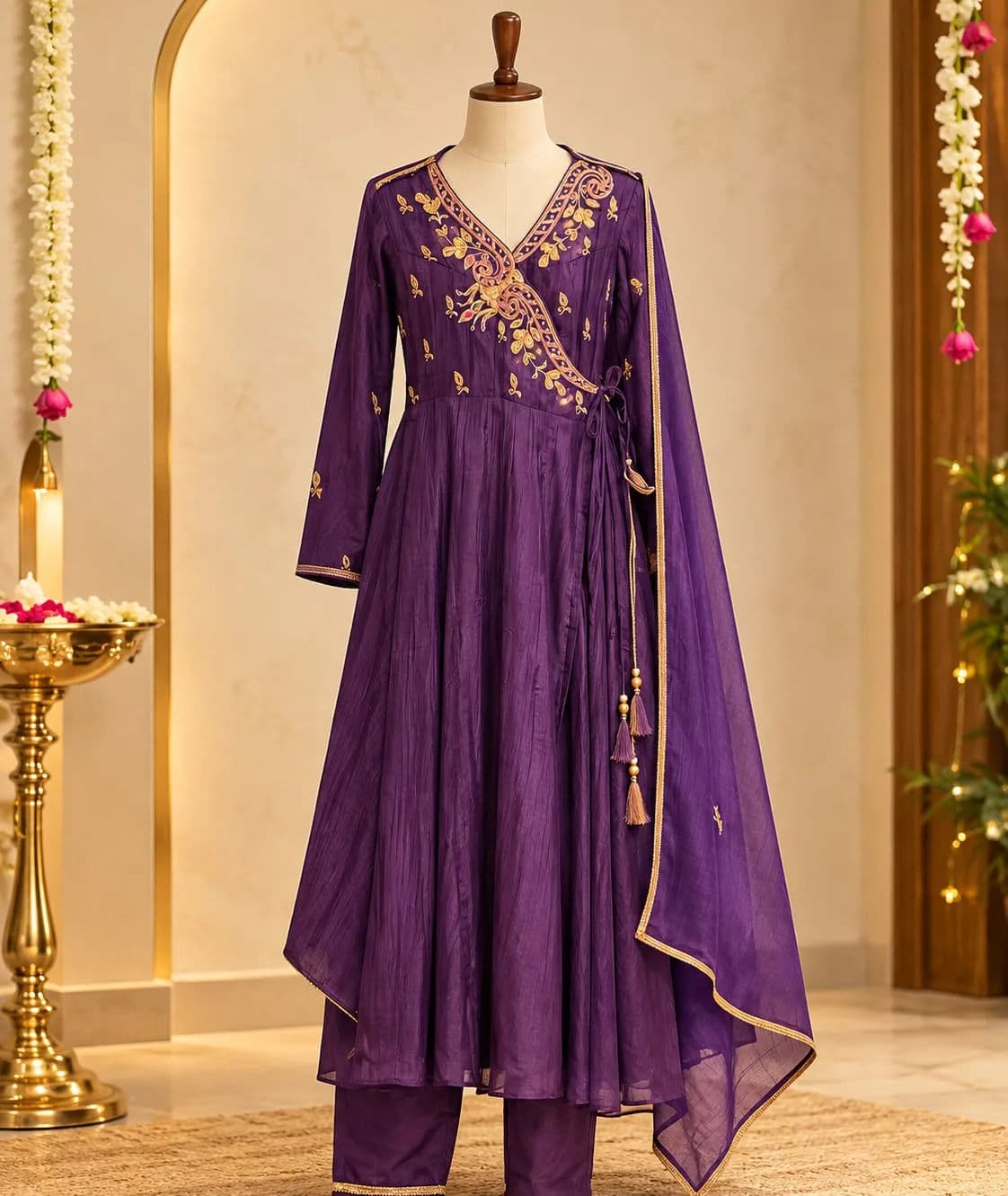 Purple With Heavy Work Suit — image 1
